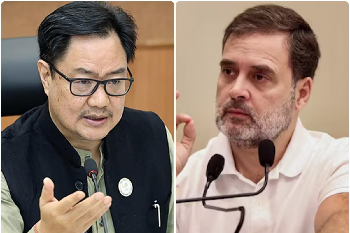 Rahul Gandhi Kiren Rijiju Meeting: संसद के गतिरोध के बीच किरण रिजिजू ने की राहुल गांधी से मुलाकात, परिसीमन विधेयक पर मिला साफ जवाब!