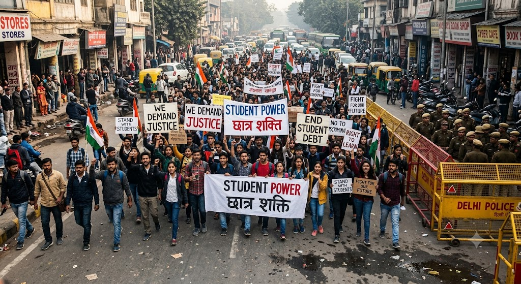 Ranchi Student Protest LIVE: झारखंड विधानसभा के नजदीक बवाल, पुलिस ने प्रदर्शनकारियों पर किया लाठीचार्ज